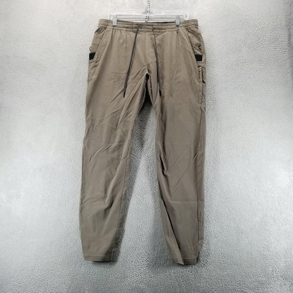 686 Pants Mens L Brown Everywhere Jogger Drawstring Pockets Travel Gorpcore